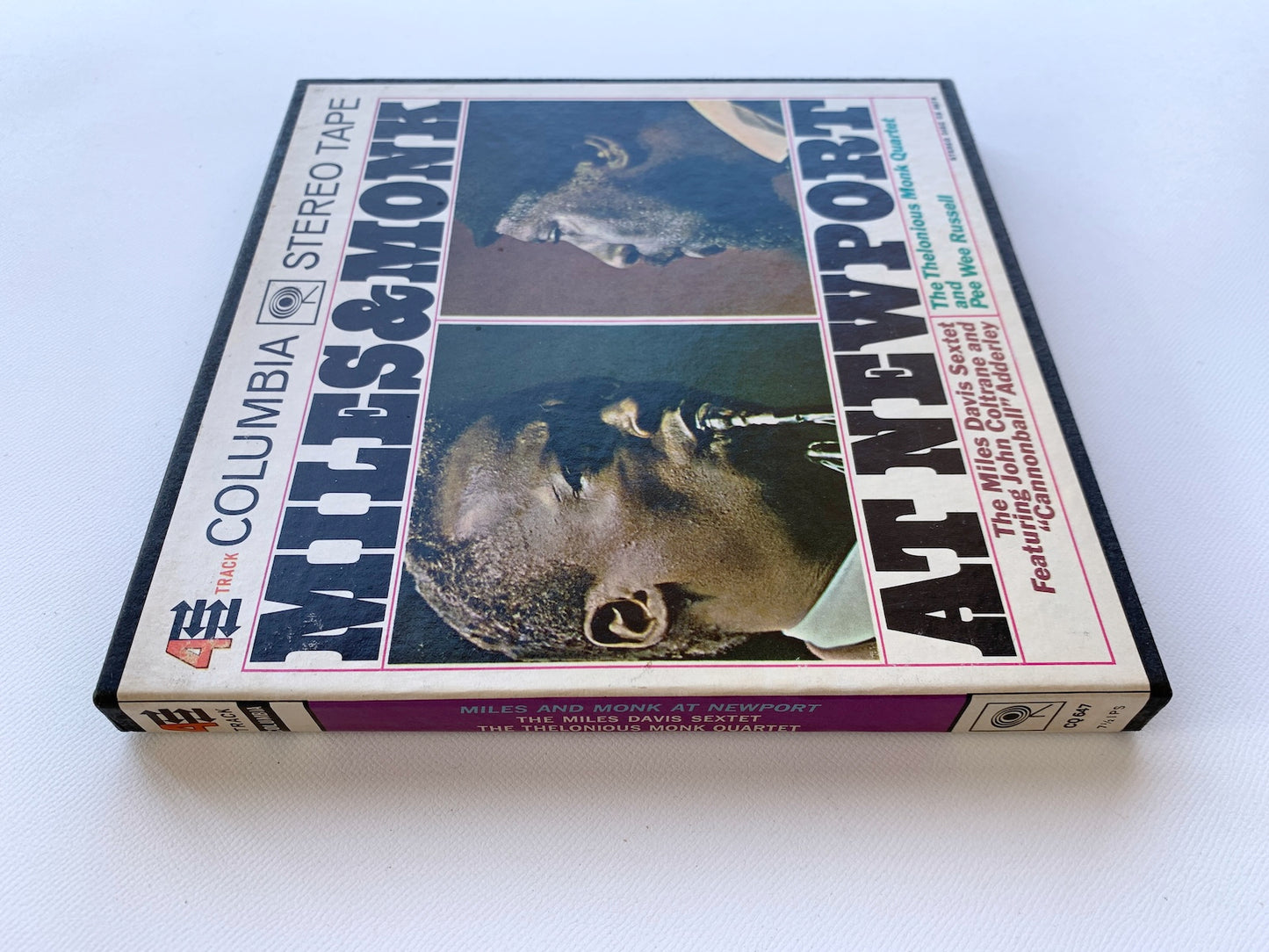 オープンリール/ MILES DAVIS / MILES & MONK AT NEWPORT / US盤 7号 4トラック 19cm/s (7 1/2IPS) インサート COLUMBIA CQ647