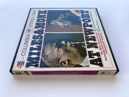 オープンリール/ MILES DAVIS / MILES & MONK AT NEWPORT / US盤 7号 4トラック 19cm/s (7 1/2IPS) インサート COLUMBIA CQ647