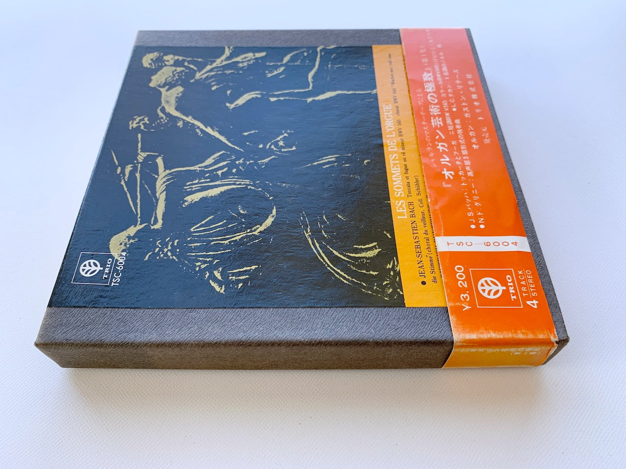オープンリール/ ガステン・リテーズ / オルガン芸術の極致 第1集 / 国内盤 7号 4トラック 19cm/s (7 1/2IPS) 帯・ライナー TRIO TSC-6004
