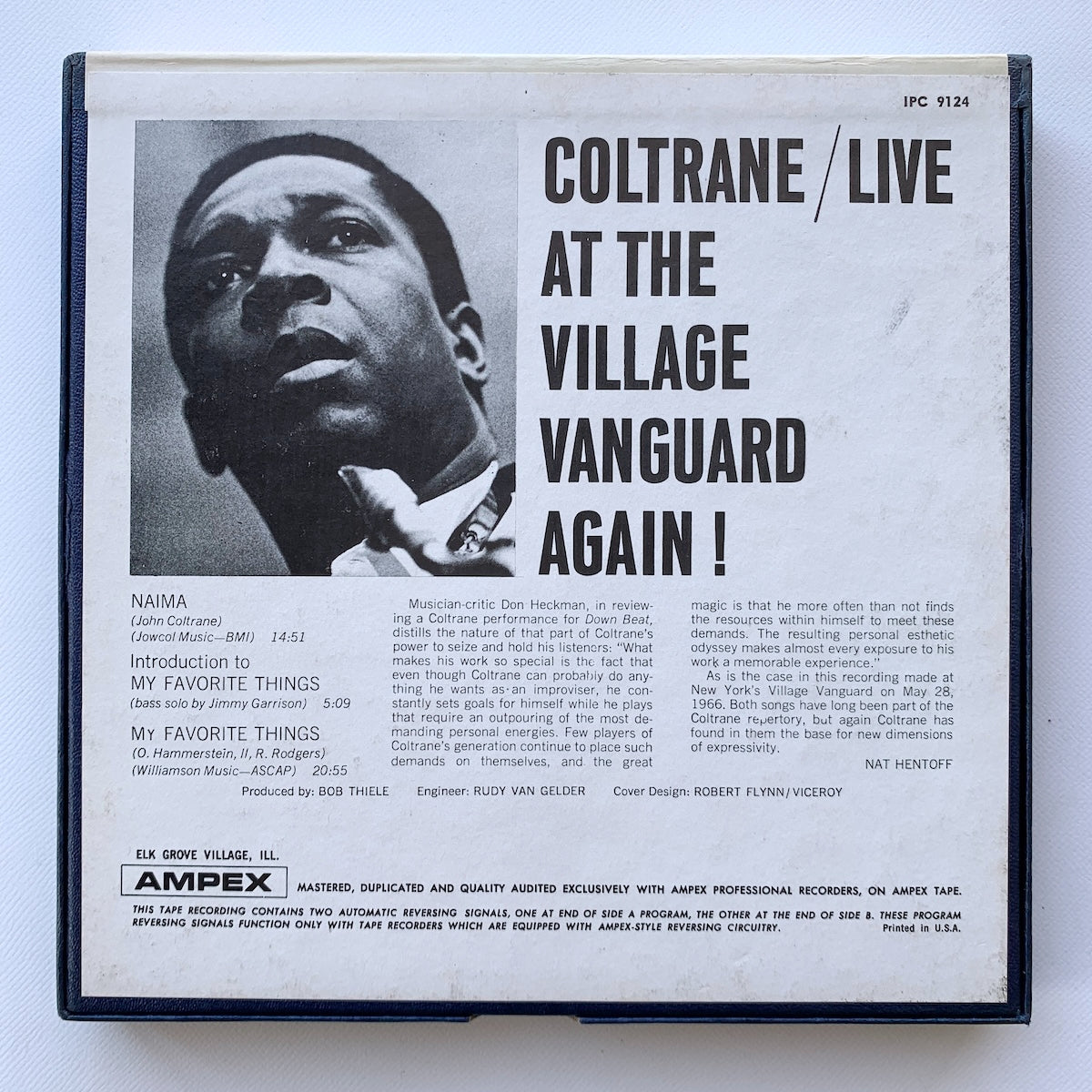 ジャズ　オープンリール, reel to reel, John Coltrane オープンリール/ JOHN COLTRANE / LIVE AT THE VILLAGE VANGUARD AGAIN