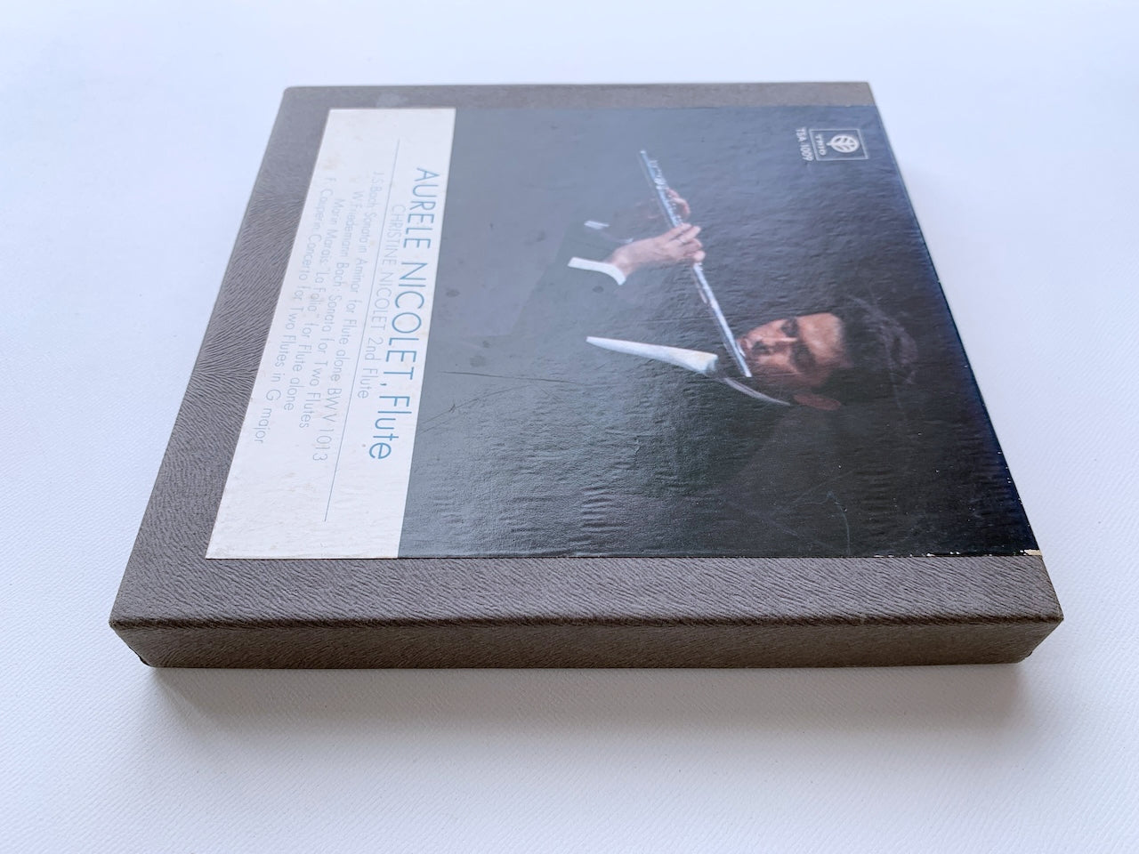 オープンリール/ オーレル・ニコレ / フルートの真髄 J.S.バッハ：無伴奏フルート・ソナタ 他 / 国内盤 7号 4トラック 19cm/s (7 1/2IPS) TRIO TSA-1009