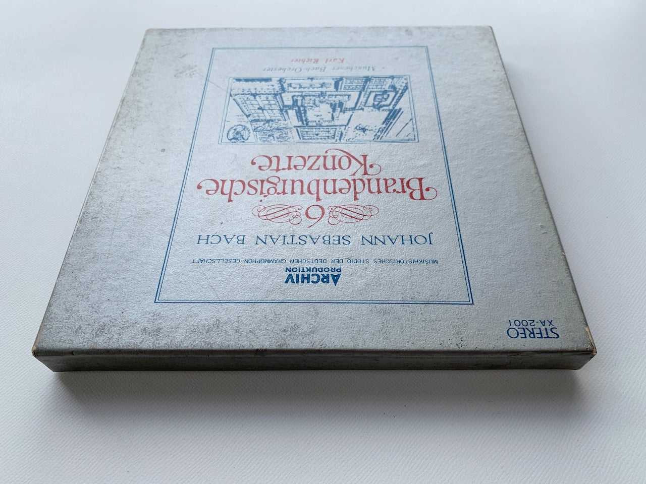 オープンリール/ カール・リヒター / J.S.バッハ：ブランデンブルク協奏曲(全曲) / 国内盤 7号 4トラック 19cm/s (7 1/2IPS) ライナー ARCHIV XA-2001