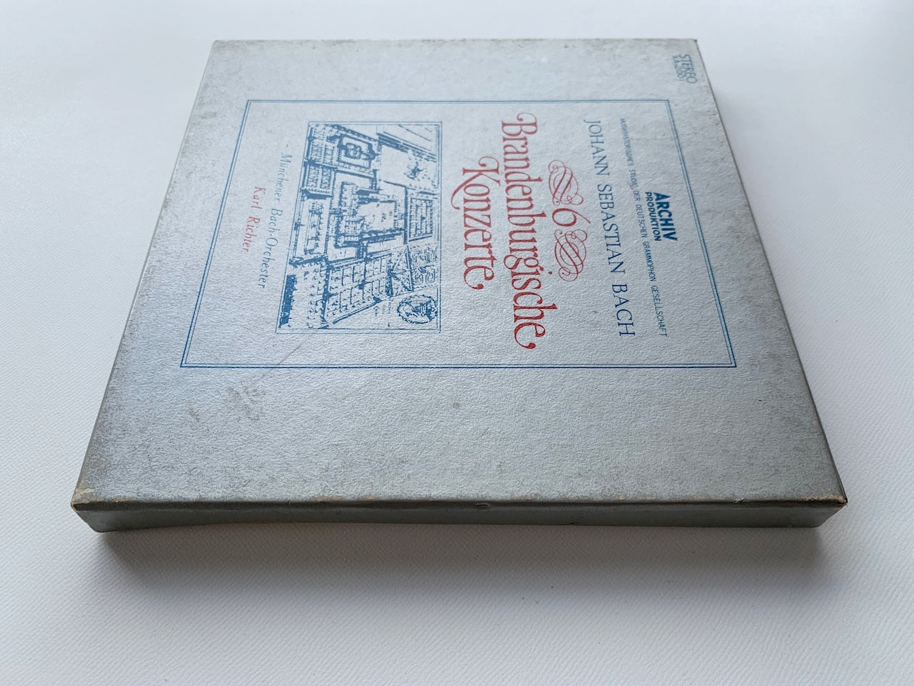 オープンリール/ カール・リヒター / J.S.バッハ：ブランデンブルク協奏曲(全曲) / 国内盤 7号 4トラック 19cm/s (7 1/2IPS) ライナー ARCHIV XA-2001