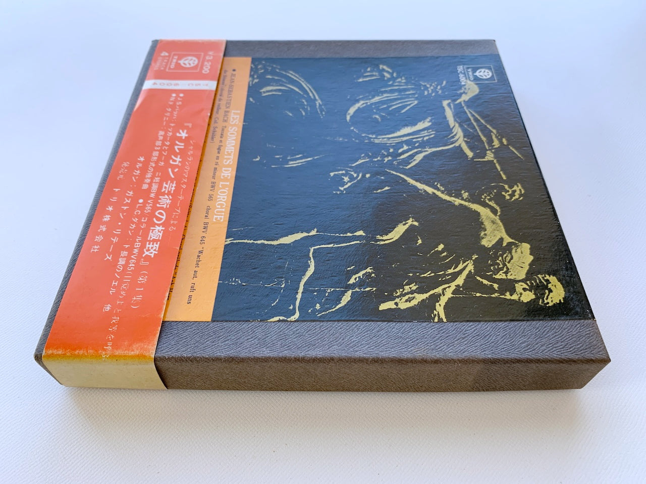 オープンリール/ ガステン・リテーズ / オルガン芸術の極致 第1集 / 国内盤 7号 4トラック 19cm/s (7 1/2IPS) 帯・ライナー TRIO TSC-6004