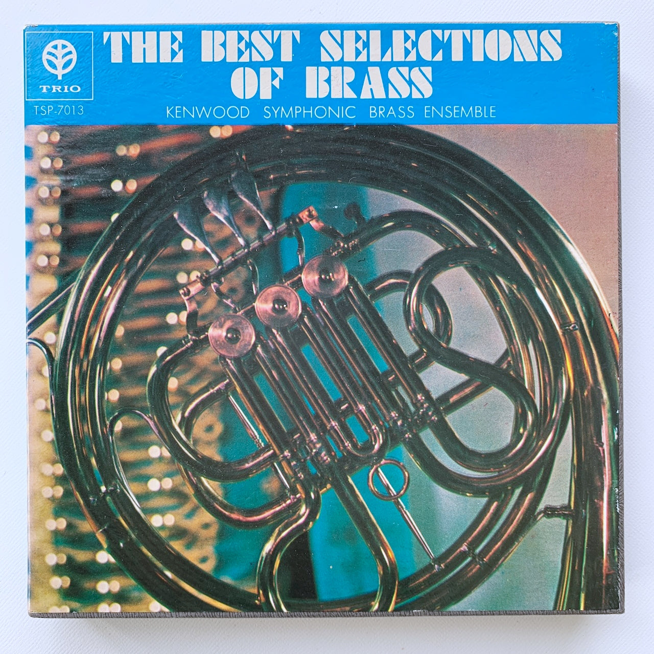 オープンリール/ KENWOOD SYMPHONIC BRASS ENSEMBLE / ブラスの饗宴 / 国内盤 7号 4トラック 19cm/s (7 1/2IPS) ライナー TRIO TSP-7013