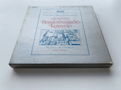 オープンリール/ カール・リヒター / J.S.バッハ：ブランデンブルク協奏曲(全曲) / 国内盤 7号 4トラック 19cm/s (7 1/2IPS) ライナー ARCHIV XA-2001