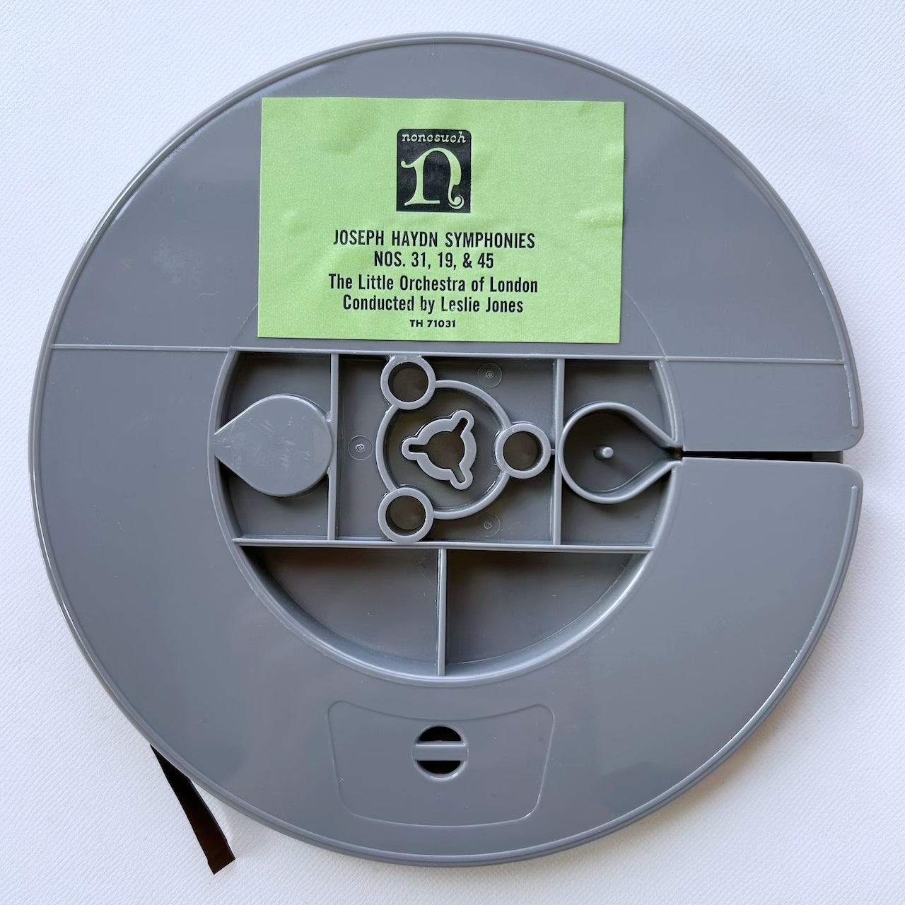 オープンリール/ レスリー・ジョーンズ / ハイドン：交響曲第31番「ホルン信号」他 / US盤 7号 4トラック 19cm/s (7 1/2IPS) インサート NONESUCH TH-71031
