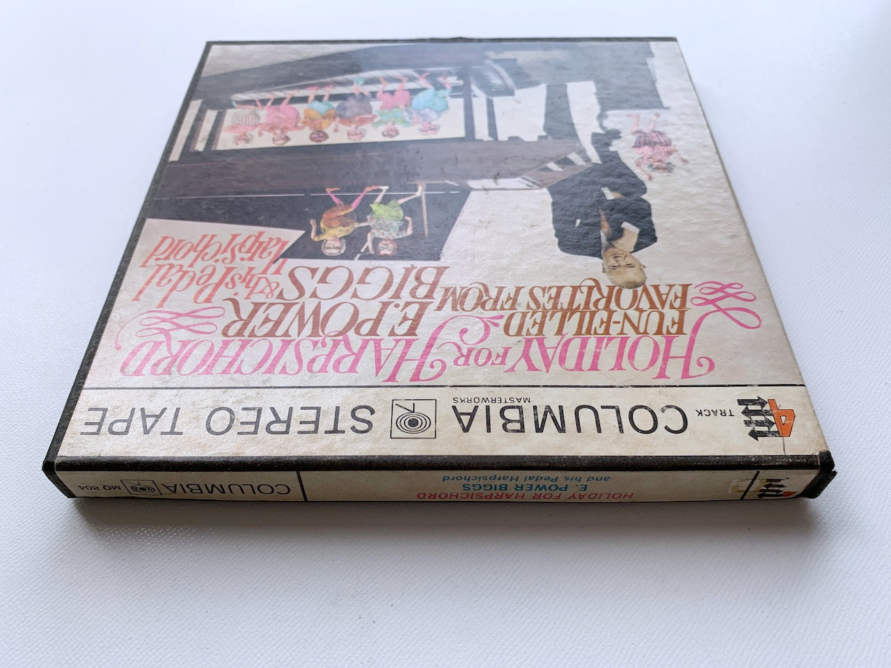 オープンリール/ E.POWE BIGGS / HOLIDAY FOR HARPSICHORD / US盤 7号 4トラック 19cm/s (7 1/2IPS) インサート COLUMBIA MQ804