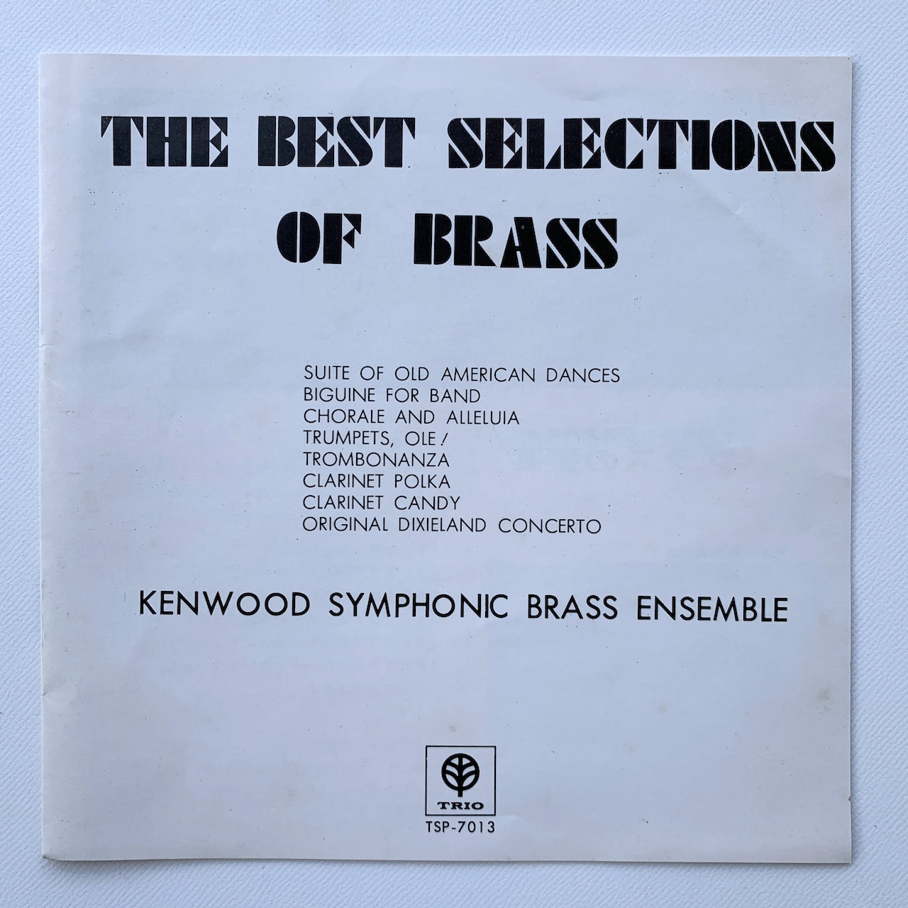 オープンリール/ KENWOOD SYMPHONIC BRASS ENSEMBLE / ブラスの饗宴 / 国内盤 7号 4トラック 19cm/s (7 1/2IPS) ライナー TRIO TSP-7013
