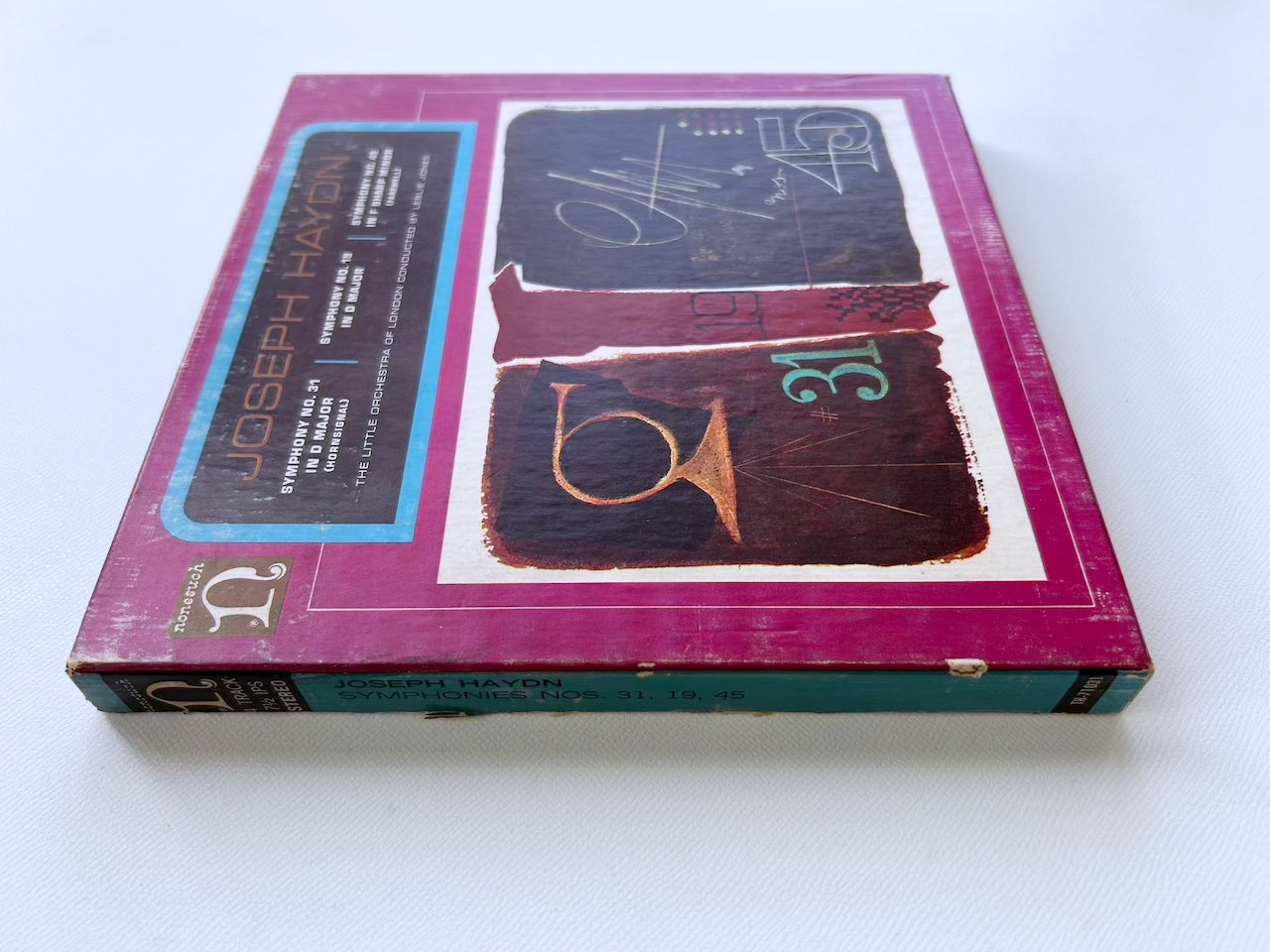 オープンリール/ レスリー・ジョーンズ / ハイドン：交響曲第31番「ホルン信号」他 / US盤 7号 4トラック 19cm/s (7 1/2IPS) インサート NONESUCH TH-71031