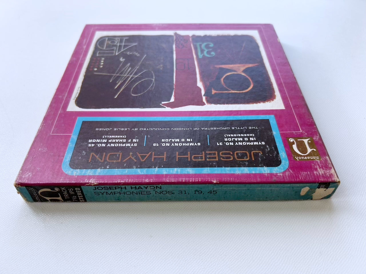 オープンリール/ レスリー・ジョーンズ / ハイドン：交響曲第31番「ホルン信号」他 / US盤 7号 4トラック 19cm/s (7 1/2IPS) インサート NONESUCH TH-71031