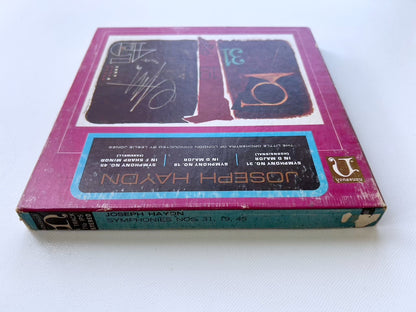 オープンリール/ レスリー・ジョーンズ / ハイドン：交響曲第31番「ホルン信号」他 / US盤 7号 4トラック 19cm/s (7 1/2IPS) インサート NONESUCH TH-71031