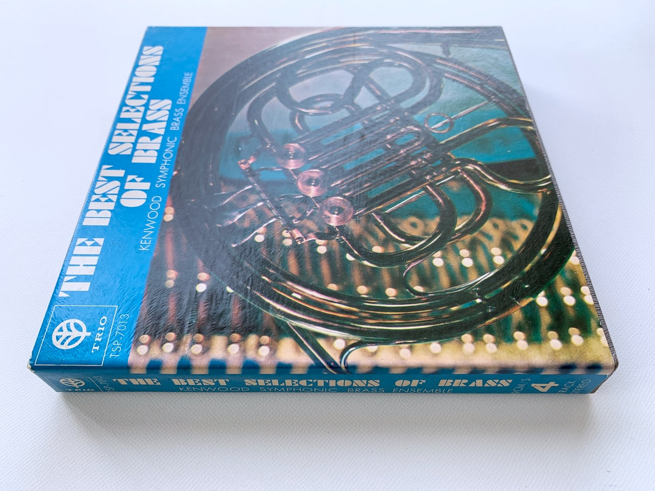 オープンリール/ KENWOOD SYMPHONIC BRASS ENSEMBLE / ブラスの饗宴 / 国内盤 7号 4トラック 19cm/s (7 1/2IPS) ライナー TRIO TSP-7013