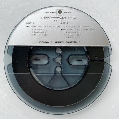 オープンリール/ ウィーン室内管弦楽団 / モーツァルト：クラリネット五重奏曲 他 / 国内盤 7号 4トラック 19cm/s (7 1/2IPS) ライナー TRIO TSA-1007