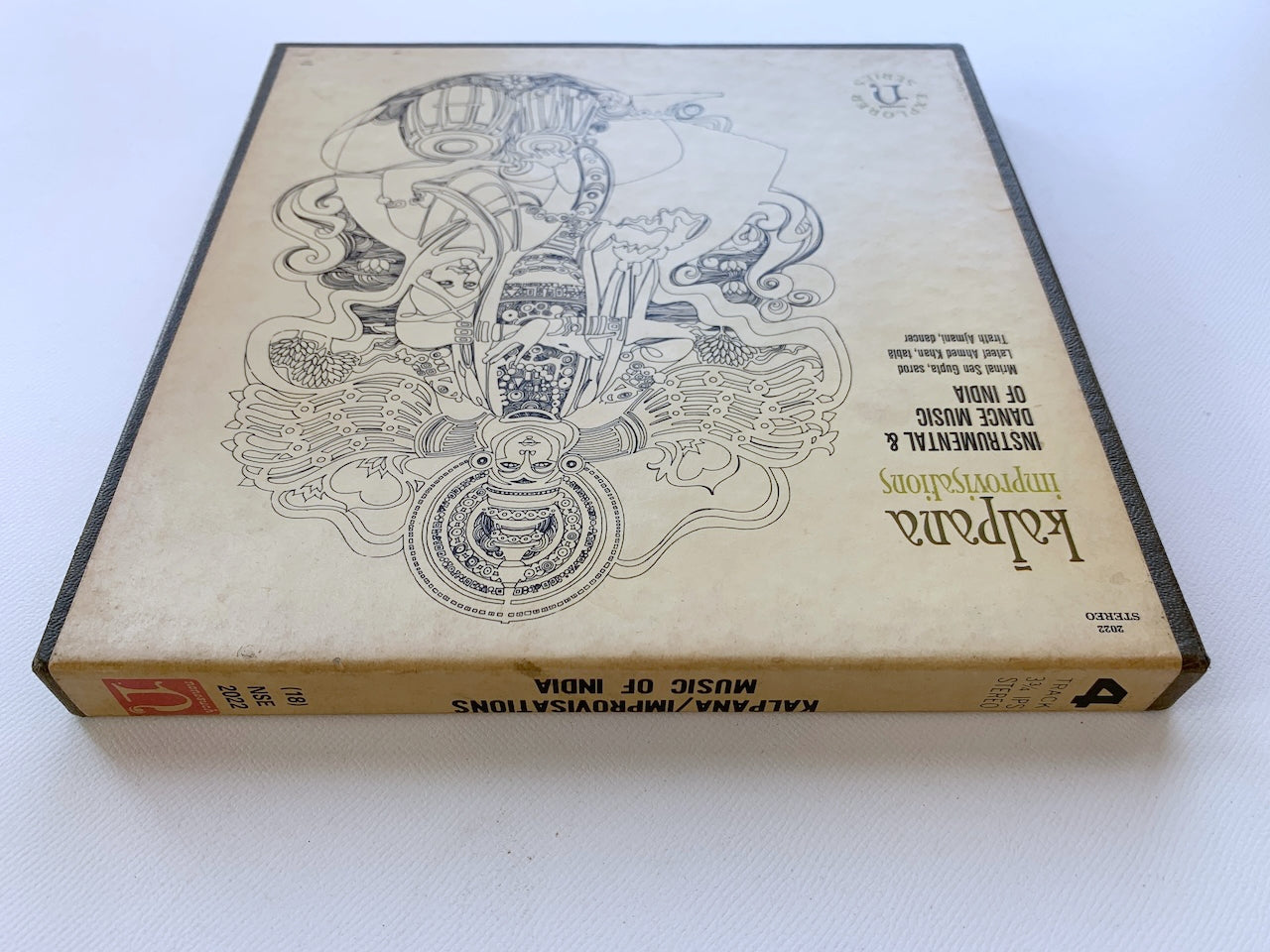 オープンリール/ V.A. / KALPANA/IMPROVISATIONS INSTRUMENTAL ＆ DANCE MUSIC OF INDIA / US盤 7号 4トラック 19cm/s (7 1/2IPS) NONESUCH NSE2022