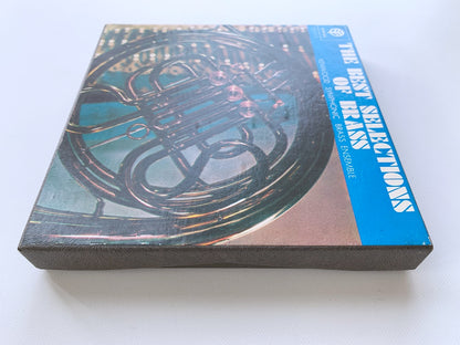 オープンリール/ KENWOOD SYMPHONIC BRASS ENSEMBLE / ブラスの饗宴 / 国内盤 7号 4トラック 19cm/s (7 1/2IPS) ライナー TRIO TSP-7013