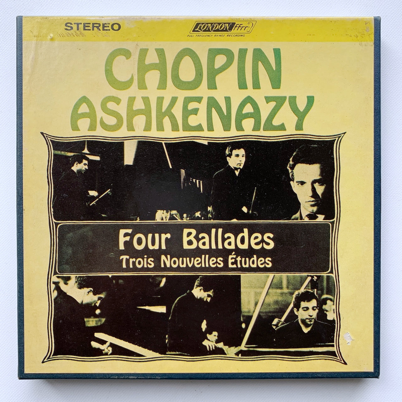 オープンリール/ ウラディーミル・アシュケナージ / ショパン:4つのバラード / US盤 7号 4トラック 19cm/s (7 1/2IPS) インサート AMPEX LCL80164