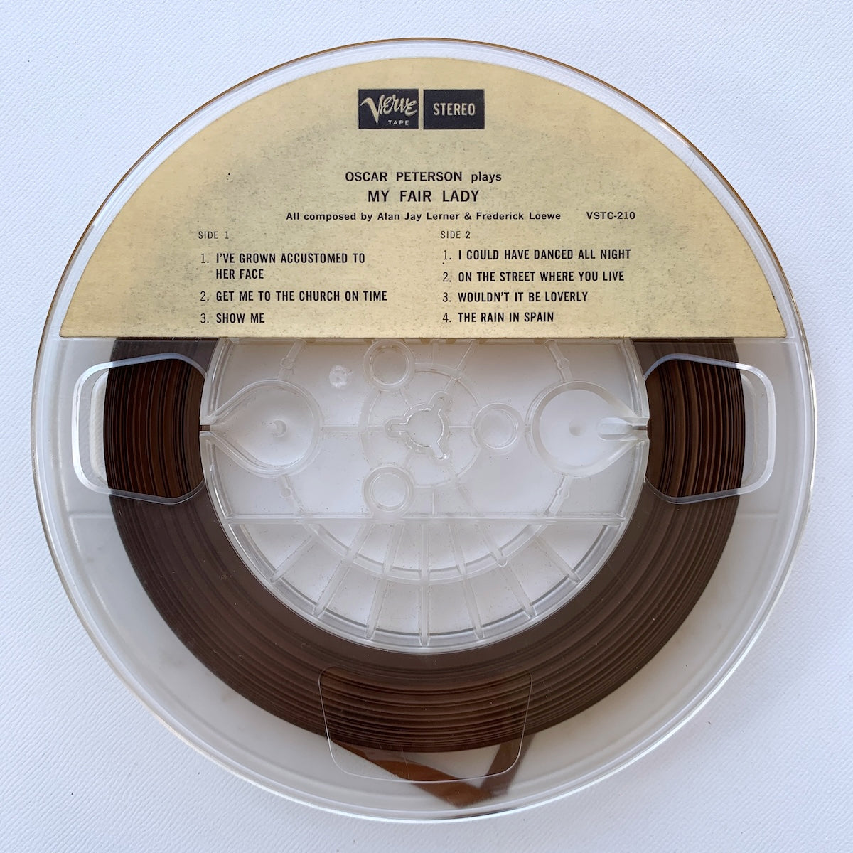 オープンリール/ OSCAR PETERSON / PLAYS MY FAIR LADY / US盤 7号 4トラック 19cm/s (7 1/2IPS) VERVE VSTC-210