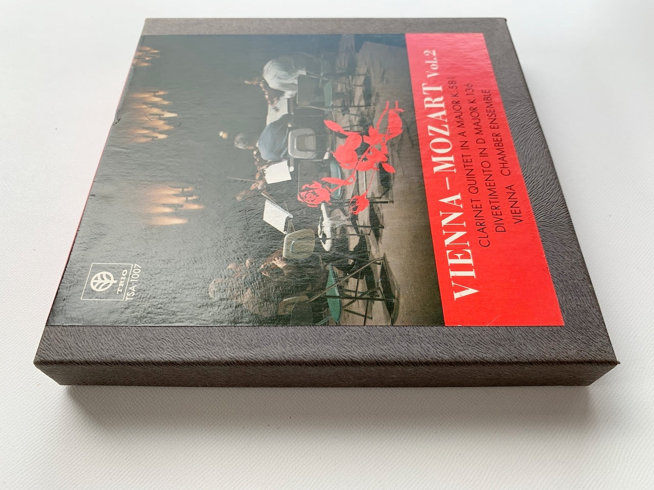 オープンリール/ ウィーン室内管弦楽団 / モーツァルト：クラリネット五重奏曲 他 / 国内盤 7号 4トラック 19cm/s (7 1/2IPS) ライナー TRIO TSA-1007