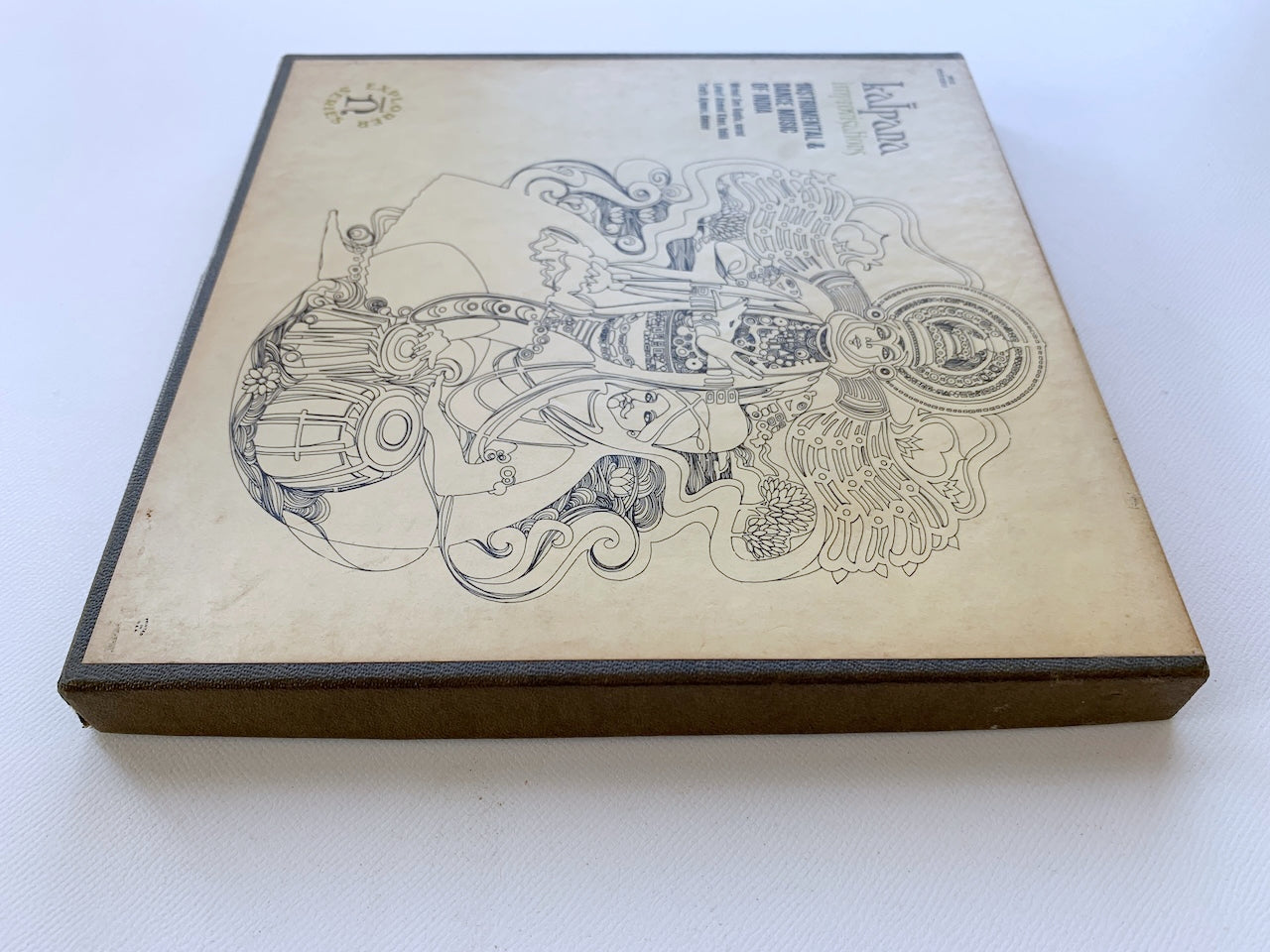 オープンリール/ V.A. / KALPANA/IMPROVISATIONS INSTRUMENTAL ＆ DANCE MUSIC OF INDIA / US盤 7号 4トラック 19cm/s (7 1/2IPS) NONESUCH NSE2022