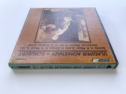 オープンリール/ ウラディーミル・アシュケナージ / シューベルト：ピアノソナタ第13番 他 / US盤 7号 4トラック 19cm/s (7 1/2IPS) LONDON LC80186