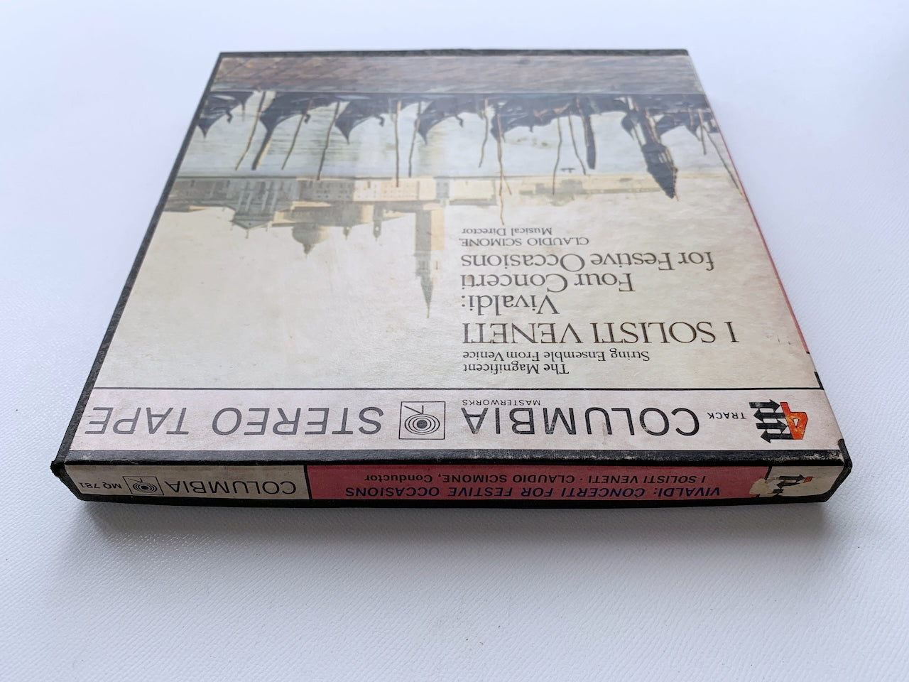 オープンリール/ イ・ソリスティ・ヴェネティ / ヴィヴァルディ：4つのヴァイオリンのための協奏曲 / US盤 7号 4トラック 19cm/s (7 1/2IPS) インサート COLUMBIA MQ781
