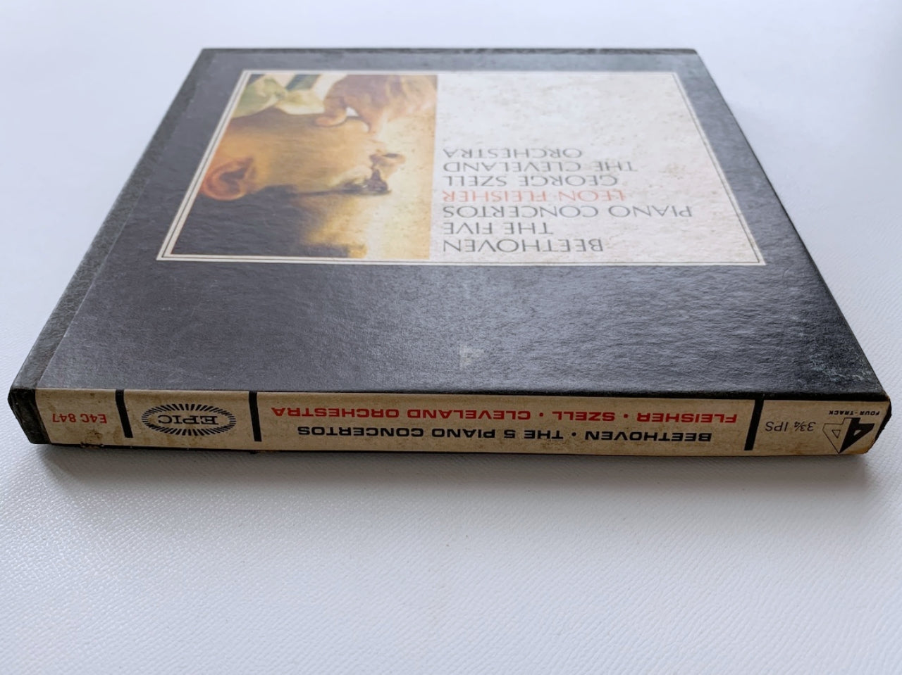 オープンリール/ フライシャー、セル / ベートーヴェン：ピアノ協奏曲 / US盤 7号 4トラック 19cm/s (7 1/2IPS) EPIC E4C847