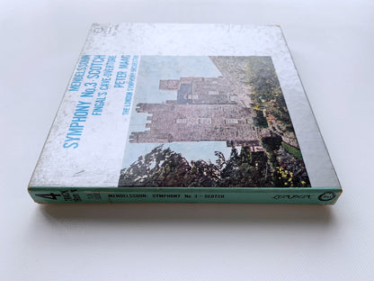 オープンリール/ ペーター・マーク / メンデルスゾーン：交響曲第3番「スコットランド」他 / 国内盤 7号 4トラック 19cm/s (7 1/2IPS) ライナー LONDON TLA1030