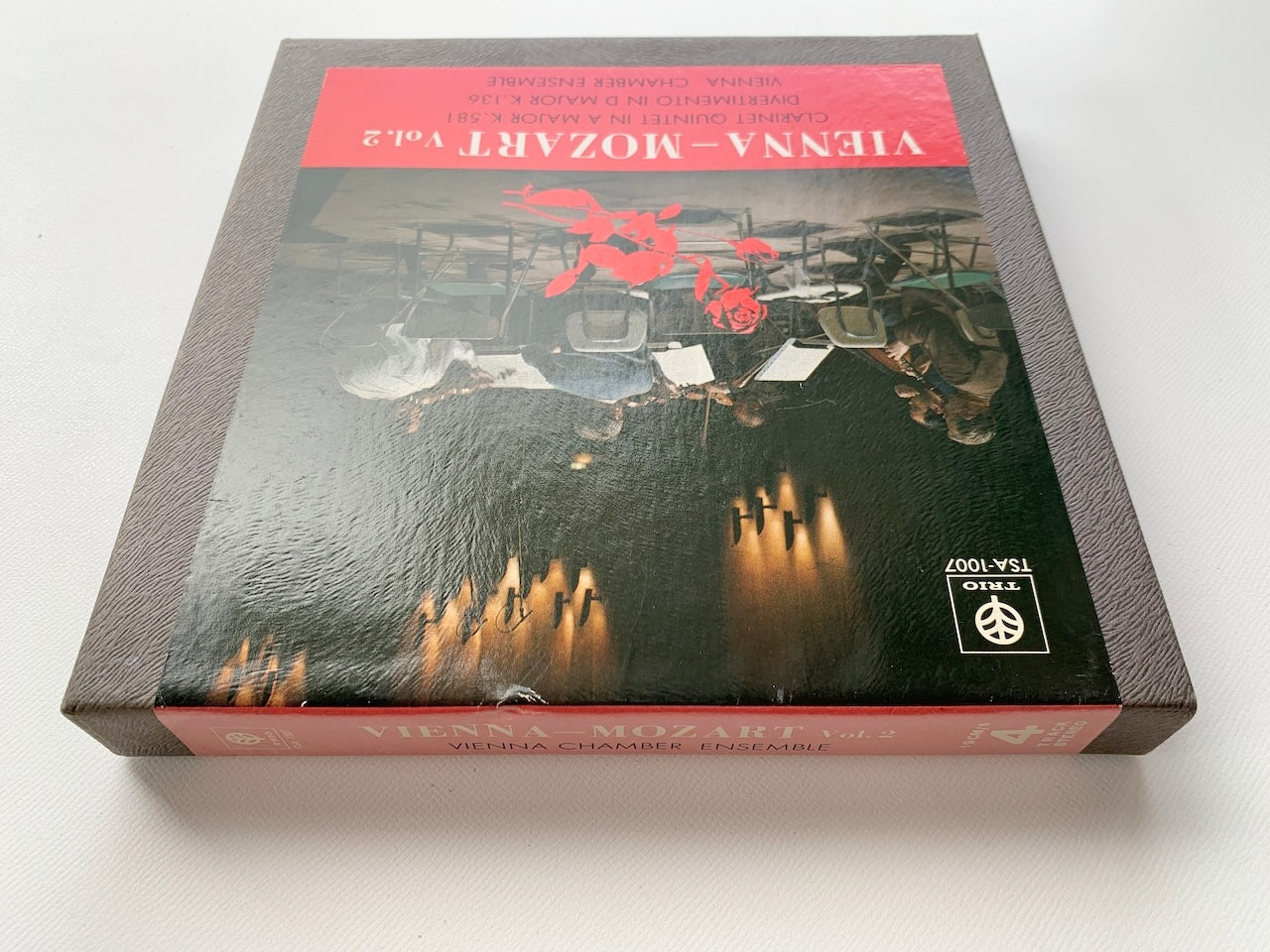 オープンリール/ ウィーン室内管弦楽団 / モーツァルト：クラリネット五重奏曲 他 / 国内盤 7号 4トラック 19cm/s (7 1/2IPS) ライナー TRIO TSA-1007