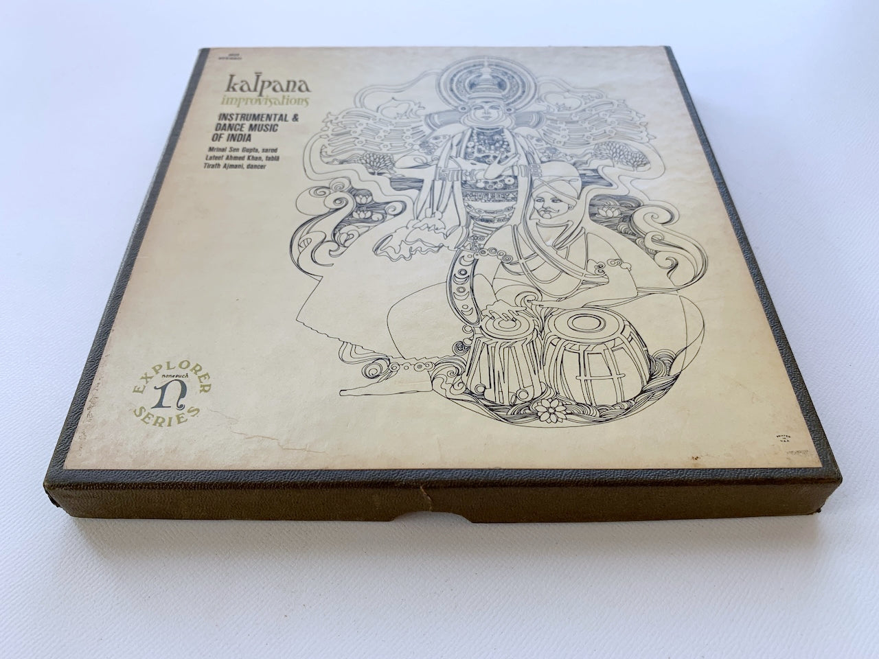 オープンリール/ V.A. / KALPANA/IMPROVISATIONS INSTRUMENTAL ＆ DANCE MUSIC OF INDIA / US盤 7号 4トラック 19cm/s (7 1/2IPS) NONESUCH NSE2022