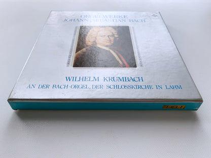 オープンリール/ ウィルヘルム・クルムバッハ / J.S.バッハ：オルガン作品集 / 国内盤 7号 4トラック 19cm/s (7 1/2IPS) ライナー TELEFUNKEN TLA(T)1049
