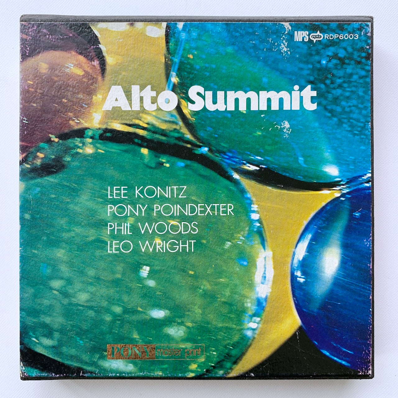 オープンリール/ LEE KONITZ / ALTO SUMMIT / 国内盤 7号 4トラック 19cm/s (7 1/2IPS) ライナー MPS RDP6003