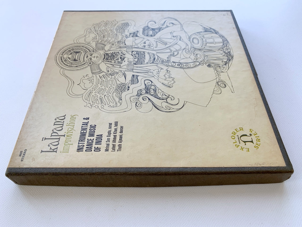 オープンリール/ V.A. / KALPANA/IMPROVISATIONS INSTRUMENTAL ＆ DANCE MUSIC OF INDIA / US盤 7号 4トラック 19cm/s (7 1/2IPS) NONESUCH NSE2022