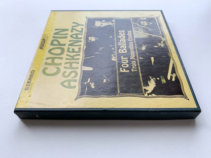 オープンリール/ ウラディーミル・アシュケナージ / ショパン:4つのバラード / US盤 7号 4トラック 19cm/s (7 1/2IPS) インサート AMPEX LCL80164
