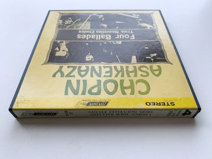 オープンリール/ ウラディーミル・アシュケナージ / ショパン:4つのバラード / US盤 7号 4トラック 19cm/s (7 1/2IPS) インサート AMPEX LCL80164