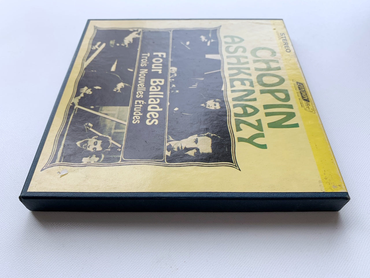 オープンリール/ ウラディーミル・アシュケナージ / ショパン:4つのバラード / US盤 7号 4トラック 19cm/s (7 1/2IPS) インサート AMPEX LCL80164