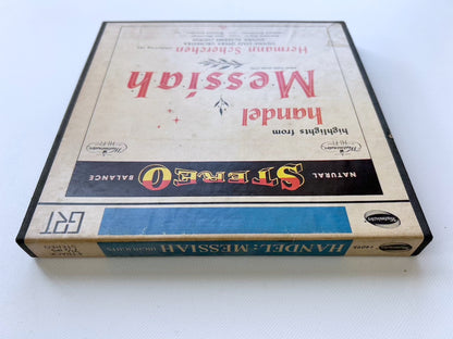 オープンリール/ ウィーン・アカデミー合唱団、シェルヘン / ヘンデル：オラトリオ「メサイア」(抜粋) / US盤 7号 4トラック 19cm/s (7 1/2IPS) インサート WESTMINSTER 14095