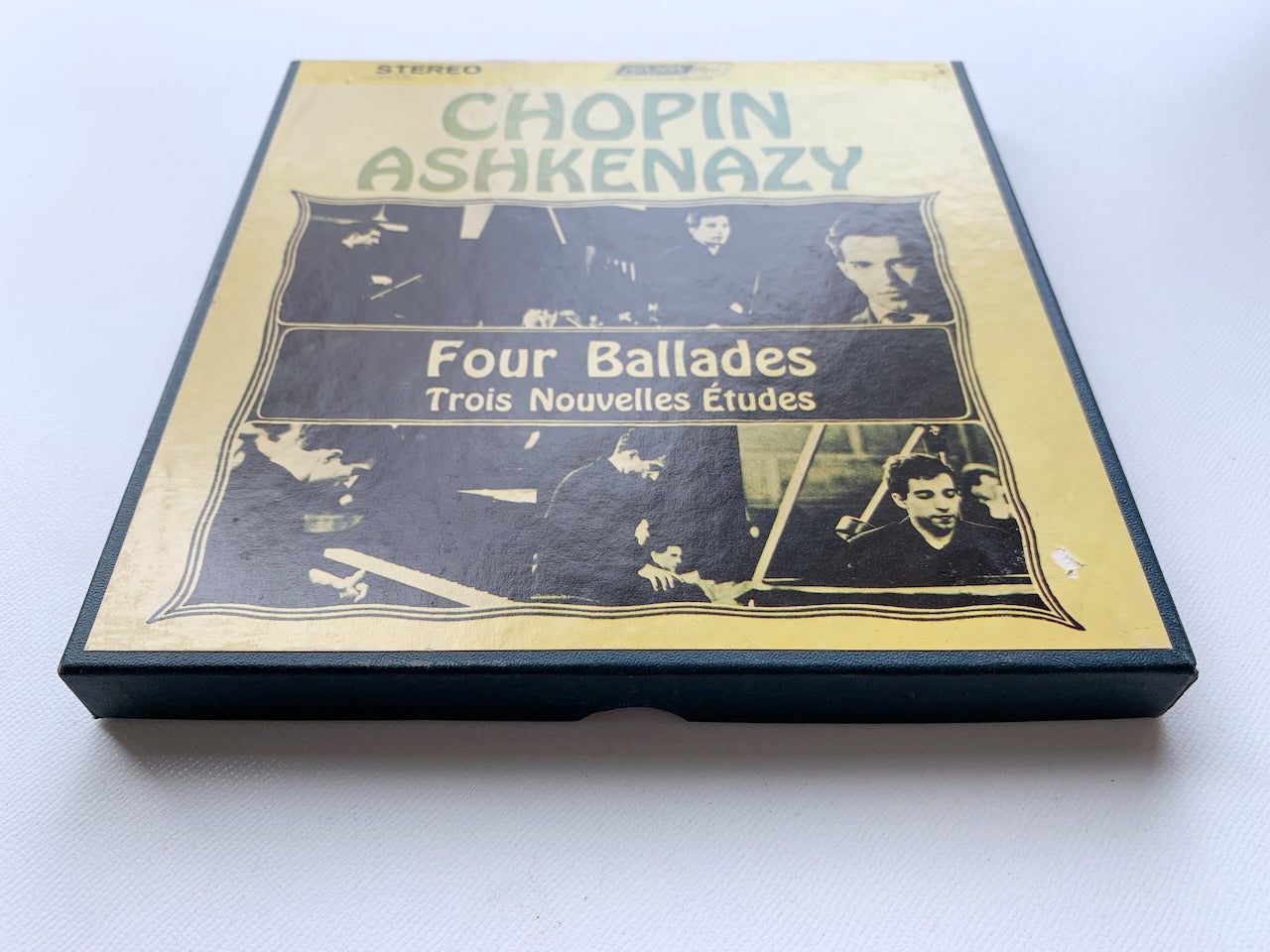 オープンリール/ ウラディーミル・アシュケナージ / ショパン:4つのバラード / US盤 7号 4トラック 19cm/s (7 1/2IPS) インサート AMPEX LCL80164