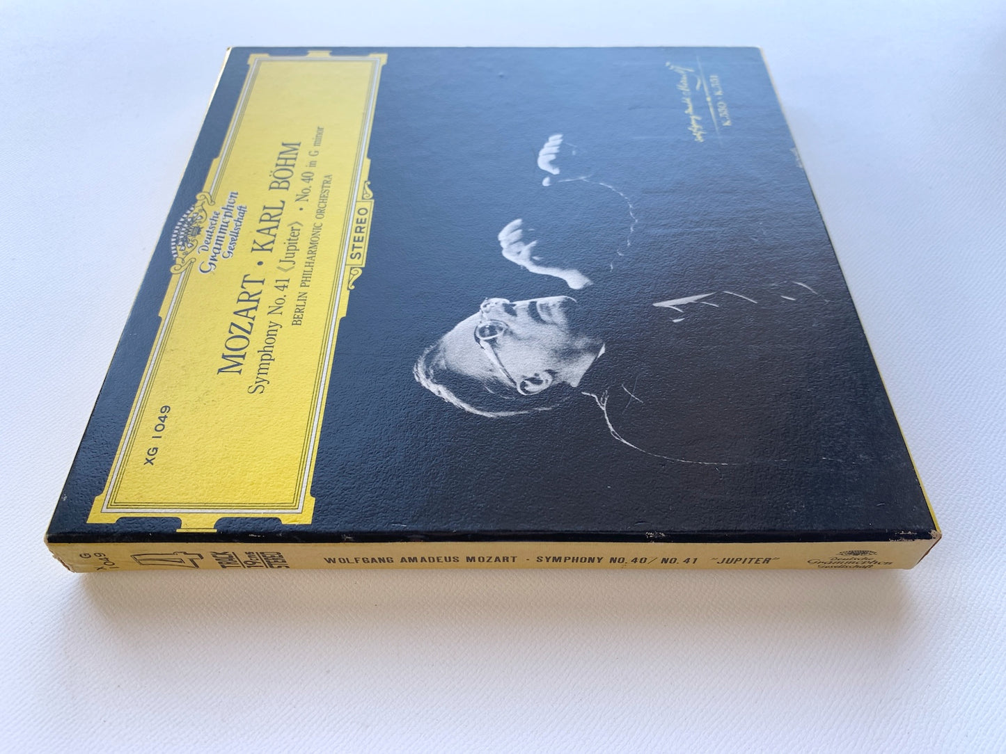 オープンリール/ カール・ベーム / モーツァルト：交響曲第41番「ジュピター」 他 / 国内盤 7号 4トラック 19cm/s (7 1/2IPS) ライナー DGG XG1049