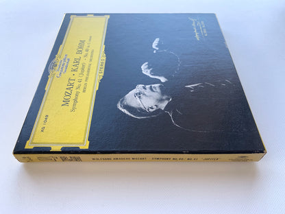 オープンリール/ カール・ベーム / モーツァルト：交響曲第41番「ジュピター」 他 / 国内盤 7号 4トラック 19cm/s (7 1/2IPS) ライナー DGG XG1049