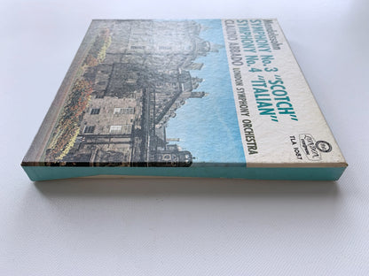 オープンリール/ クラウディオ・アバド / メンデルスゾーン：交響曲第3番、第4番 / 国内盤 7号 4トラック 19cm/s (7 1/2IPS) ライナー LONDON TLA1087