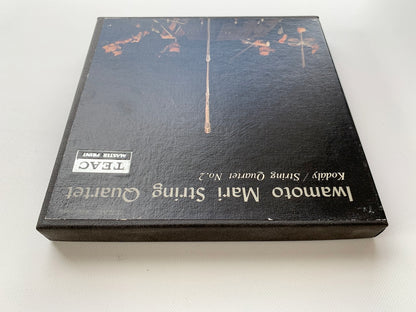 オープンリール/ 巌本真理弦楽四重奏団 / コダーイ：弦楽四重奏曲第2番 他 / 国内盤 7号 4トラック 19cm/s (7 1/2IPS) ライナー TEAC ATC-1015