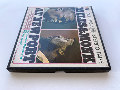 オープンリール/ MILES DAVIS / MILES & MONK AT NEWPORT / US盤 7号 4トラック 19cm/s (7 1/2IPS) インサート COLUMBIA CQ647
