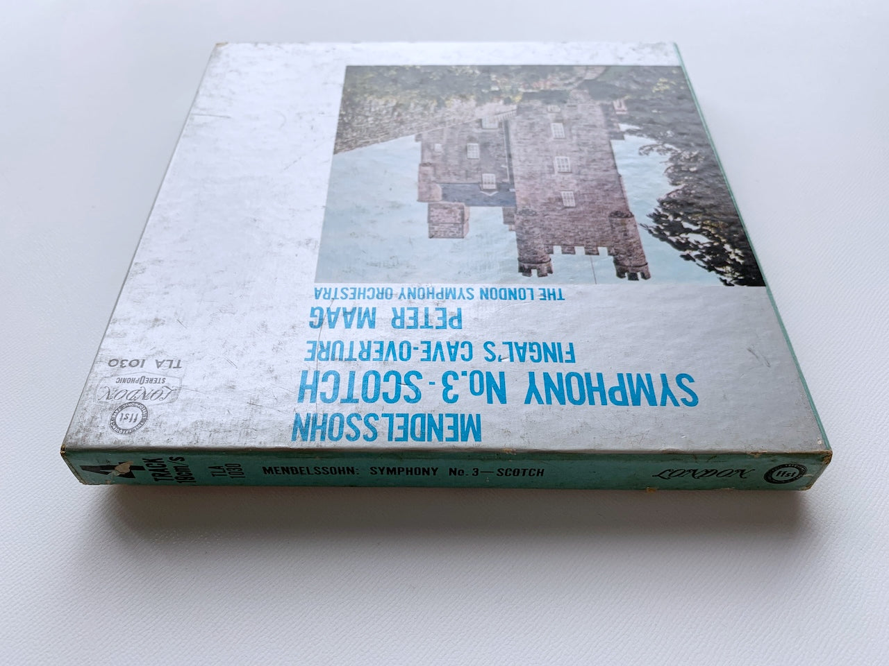 オープンリール/ ペーター・マーク / メンデルスゾーン：交響曲第3番「スコットランド」他 / 国内盤 7号 4トラック 19cm/s (7 1/2IPS) ライナー LONDON TLA1030