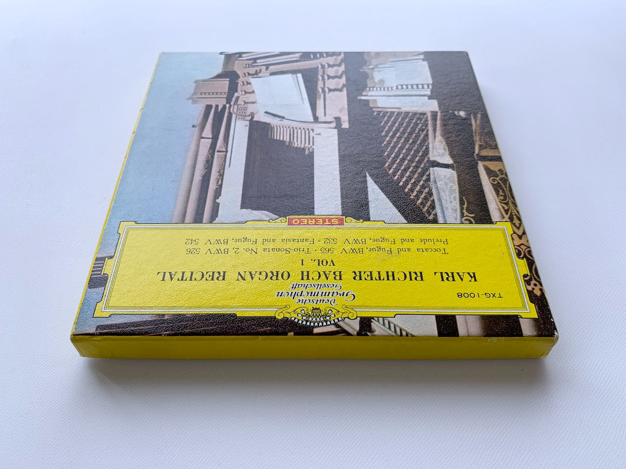 オープンリール/ カール・リヒター / J.S.バッハ：トッカータとフーガ 他 / 国内盤 7号 4トラック 19cm/s (7 1/2IPS) ライナー DGG TXG-1008