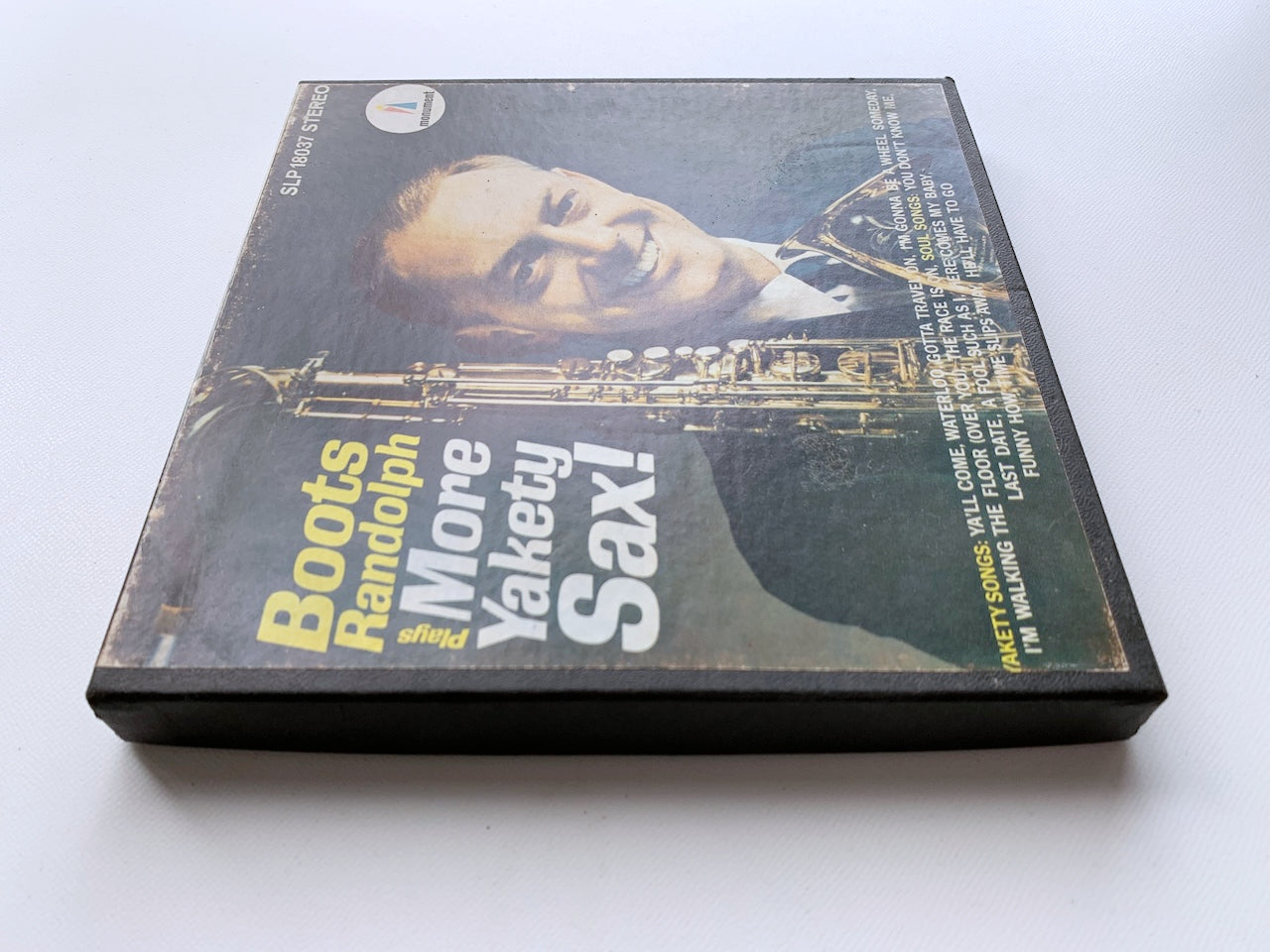 オープンリール/ BOOTS RANDOLPH / BOOTS RANDOLPH PLAYS MORE YAKETY SAX / US盤 7号 4トラック 9.5cm/s (3 3/4IPS) MONUMENT SLP18037
