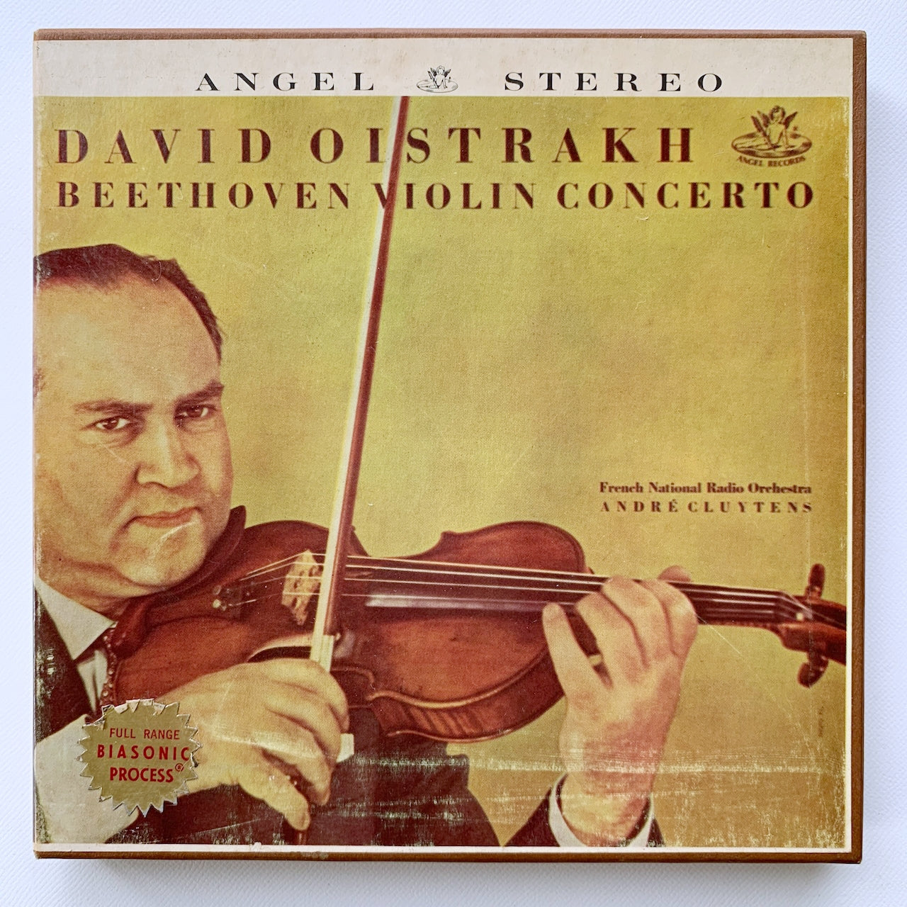 オープンリール/ ダヴィッド・オイストラフ / ベートーヴェン：ヴァイオリン協奏曲 / US盤 7号 4トラック 19cm/s (7 1/2IPS) ANGEL ZS35780