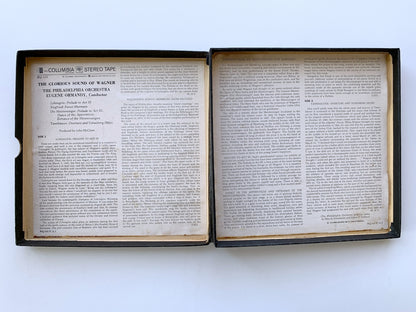 オープンリール/ ユージン・オーマンディ / ワーグナー：管弦楽曲集 / US盤 7号 4トラック 19cm/s (7 1/2IPS) インサート貼付 COLUMBIA MS6442