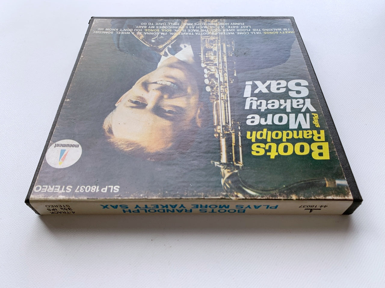 オープンリール/ BOOTS RANDOLPH / BOOTS RANDOLPH PLAYS MORE YAKETY SAX / US盤 7号 4トラック 9.5cm/s (3 3/4IPS) MONUMENT SLP18037