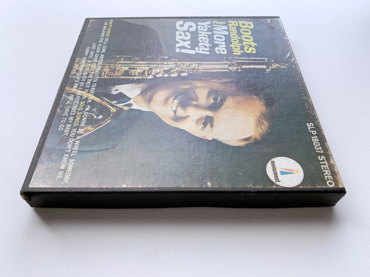 オープンリール/ BOOTS RANDOLPH / BOOTS RANDOLPH PLAYS MORE YAKETY SAX / US盤 7号 4トラック 9.5cm/s (3 3/4IPS) MONUMENT SLP18037